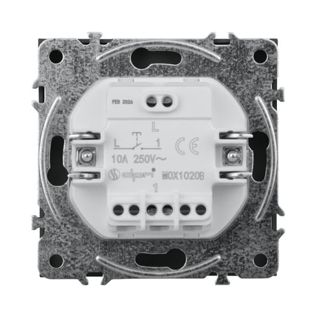 Spínač zvonkový DPM MOXY MOX1020B černý
