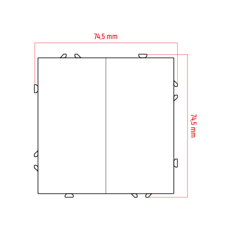 Vypínač DPM MOXY MOX1008W bílý
