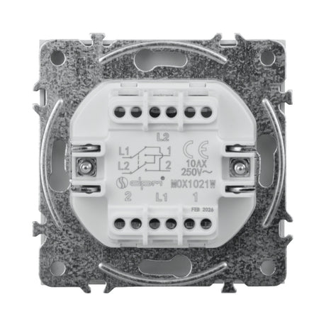Vypínač DPM MOXY MOX1021W bílý