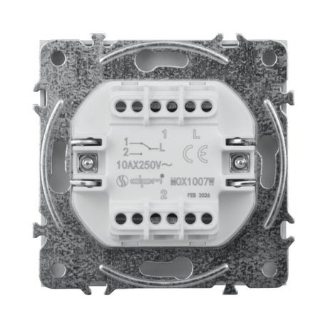 Vypínač DPM MOXY MOX1007W bílý