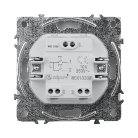 Spínač na rolety DPM MOXY MOX1030W bílý