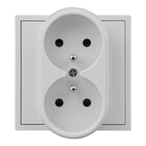 Dvojzásuvka DPM MOXY MOX1029W bílá