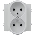 Dvojzásuvka DPM MOXY MOX1029W bílá
