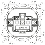 Zásuvka ELECTROMALT OVAL OVA1011W bílá