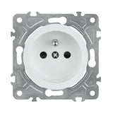 Zásuvka ELECTROMALT OVAL OVA1011W bílá