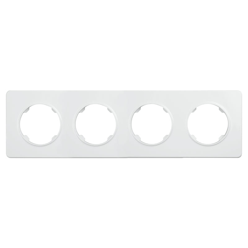 Rámeček čtyřnásobný ELECTROMALT OVAL OVA1004W bílý