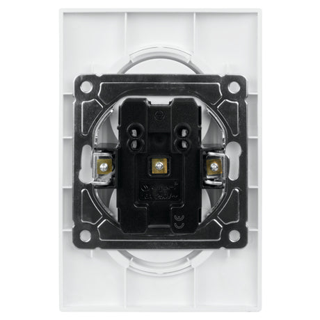 Dvojzásuvka ELECTROMALT OVAL OVA1029B černá