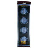 Rámeček čtyřnásobný ELECTROMALT OVAL OVA1004B černý