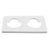 Rámeček dvojnásobný ELECTROMALT OVAL OVA1002W bílý