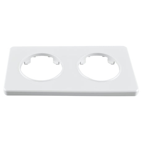 Rámeček dvojnásobný ELECTROMALT OVAL OVA1002W bílý