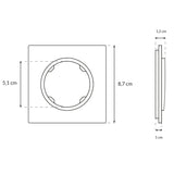 Rámeček ELECTROMALT OVAL OVA1001B černý