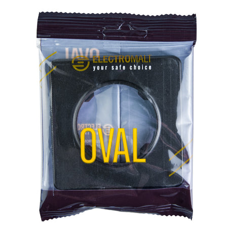 Rámeček ELECTROMALT OVAL OVA1001B černý