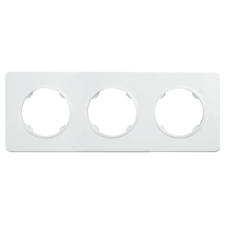 Rámeček trojnásobný ELECTROMALT OVAL OVA1003W bílý