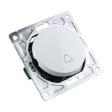 Spínač zvonkový ELECTROMALT OVAL OVA1020W bílý