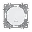 Spínač zvonkový ELECTROMALT OVAL OVA1020W bílý