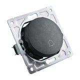 Spínač zvonkový ELECTROMALT OVAL OVA1020B černý