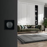 Vypínač ELECTROMALT OVAL OVA1021B černý