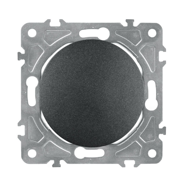 Vypínač ELECTROMALT OVAL OVA1021B černý