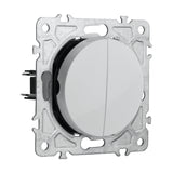 Vypínač ELECTROMALT OVAL OVA1008W bílý