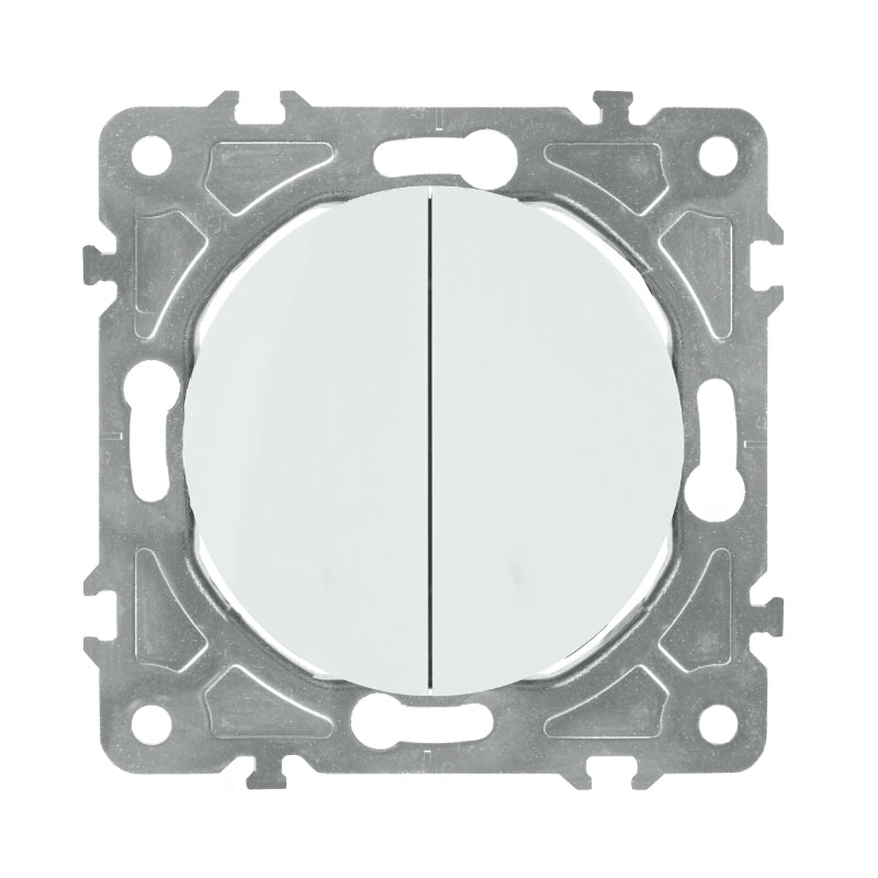 Vypínač ELECTROMALT OVAL OVA1008W bílý