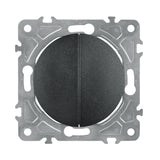 Vypínač ELECTROMALT OVAL OVA1008B černý