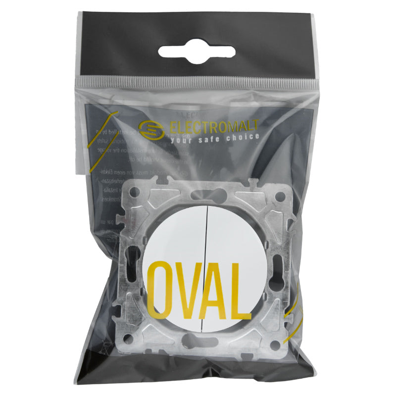 Vypínač ELECTROMALT OVAL OVA1009W bílý