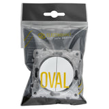 Vypínač ELECTROMALT OVAL OVA1009W bílý