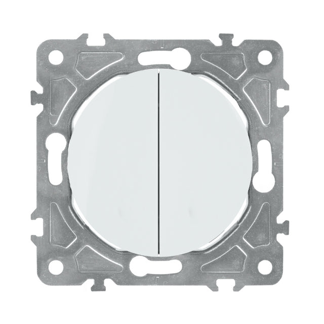 Vypínač ELECTROMALT OVAL OVA1009W bílý