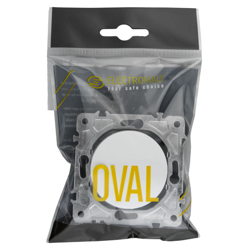 Vypínač ELECTROMALT OVAL OVA1007W bílý