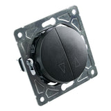 Spínač na rolety ELECTROMALT OVAL OVA1030B černý