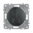 Spínač na rolety ELECTROMALT OVAL OVA1030B černý