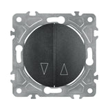 Spínač na rolety ELECTROMALT OVAL OVA1030B černý