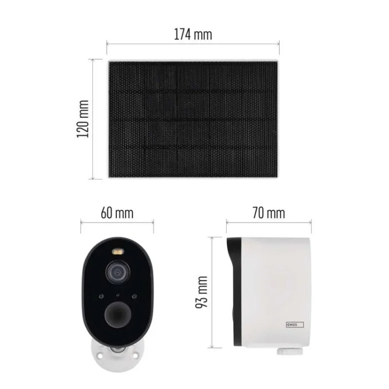 GoSmart kamera EMOS IP-1150 SNAP WiFi