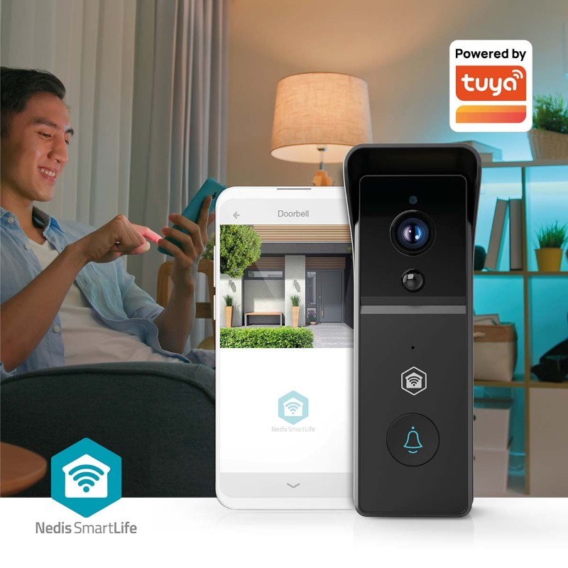 Videotelefon NEDIS WIFICDP21BK WiFi Tuya