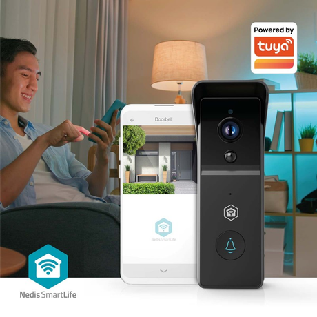Videotelefon NEDIS WIFICDP21BK WiFi Tuya