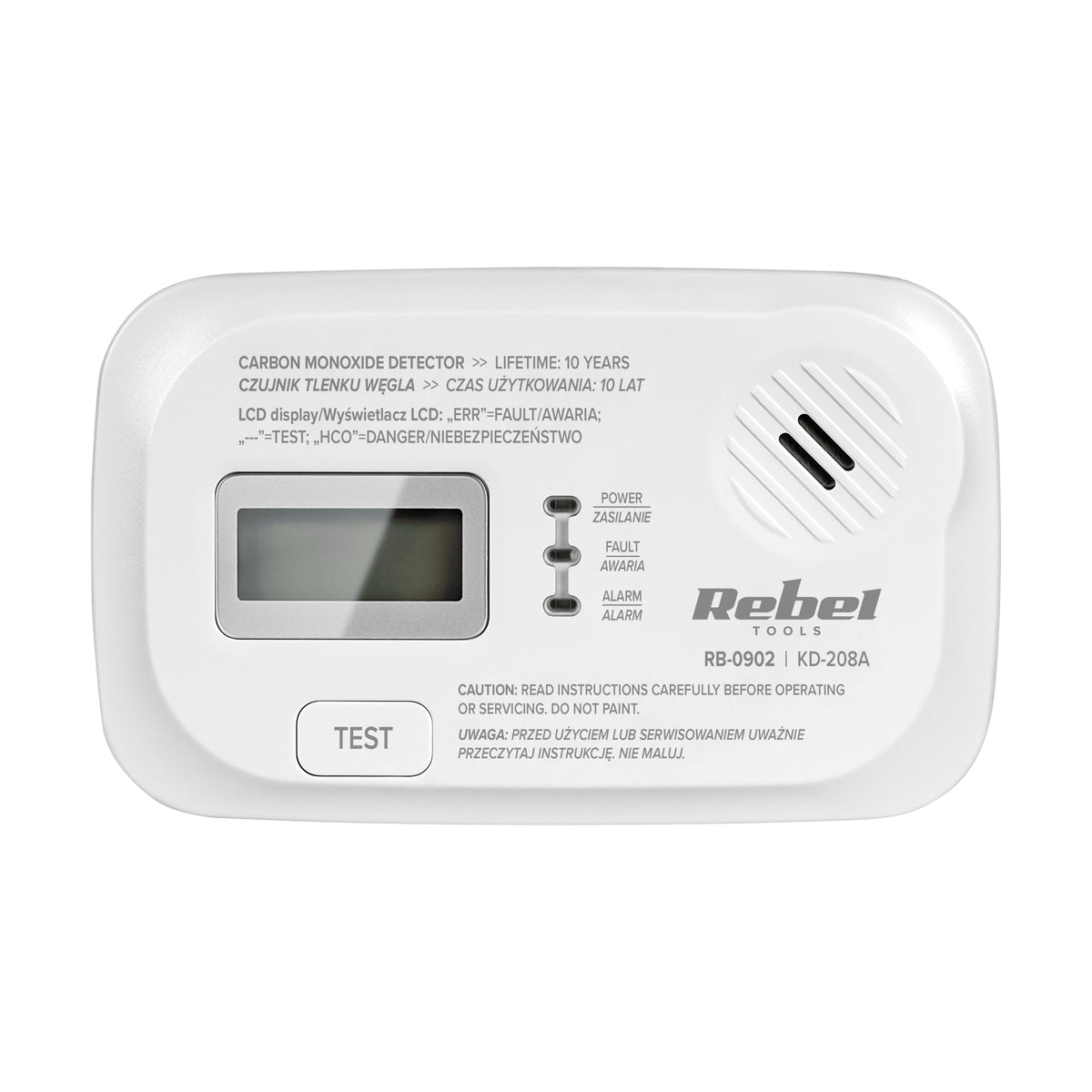 Detektor oxidu uhelnatého REBEL RB-0902