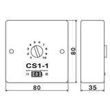 Časový spínač ELEKTROBOCK CS1-2 schodišťový automat