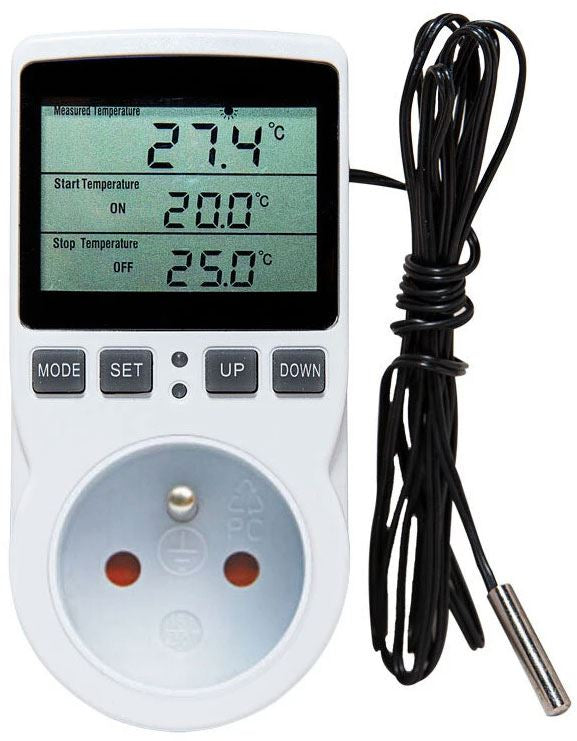 Zásuvkový digitální termostat HADEX KT3100