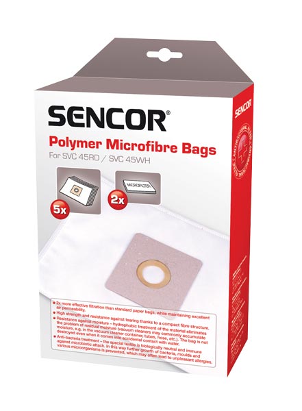 Sáčky do vysavače SENCOR SVC 840 Micro