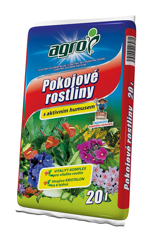 Substrát pro pokojové rostliny AGRO 20l