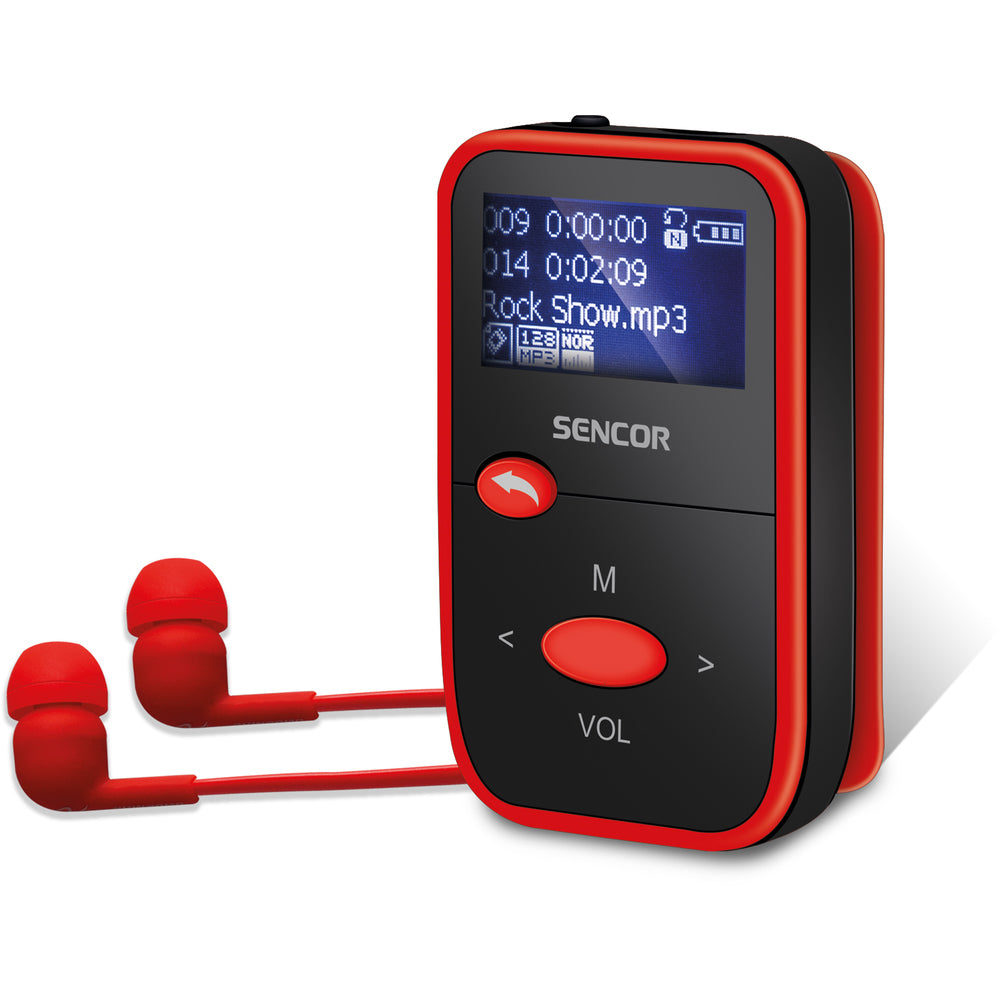 Přehrávač MP3 SENCOR SFP 4408 Red 8GB