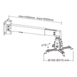 Držák projektoru CABLETECH UCH0148