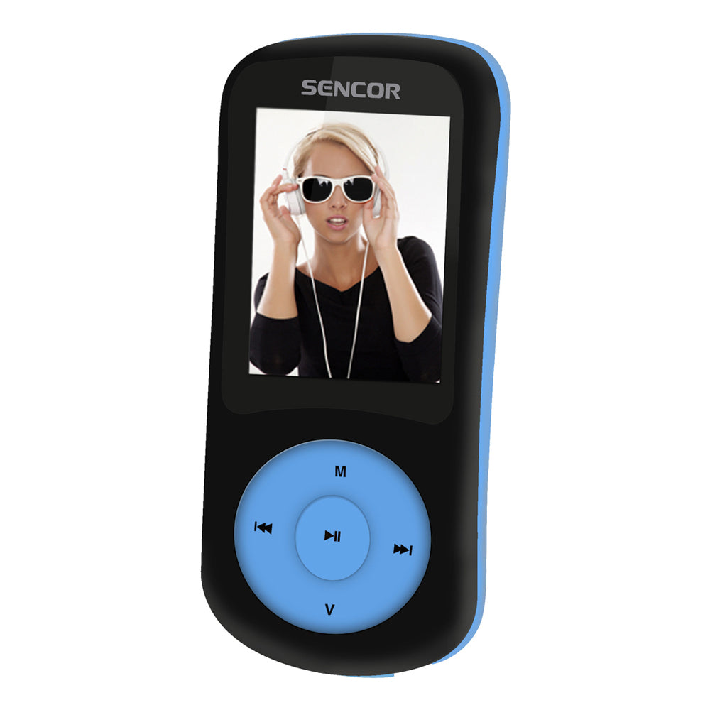 Přehrávač MP3/MP4 SENCOR SFP 5870 Black/Blue 8GB