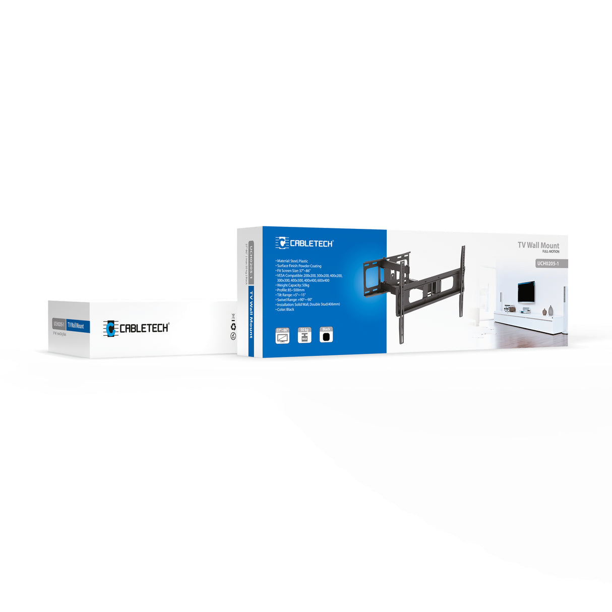 Nástěnný držák na TV CABLETECH UCH0205-1 37"-86"