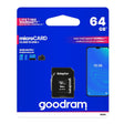 Karta paměťová GOODRAM microSD 64GB s adaptérem