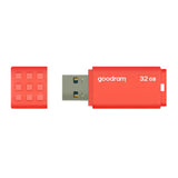 Flash disk GOODRAM USB 3.0 32GB bílo-oranžový