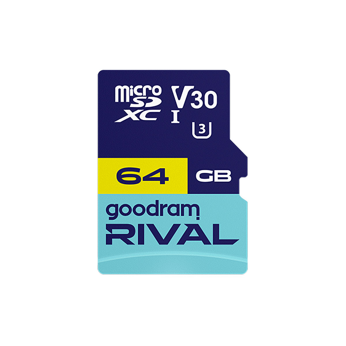 Paměťová karta GOODRAM Rival microSD 64GB V30 UHS-III s adaptérem