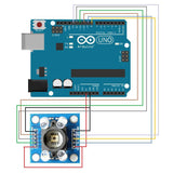 Detektor barvy - arduino modul GY-031 s TCS3200