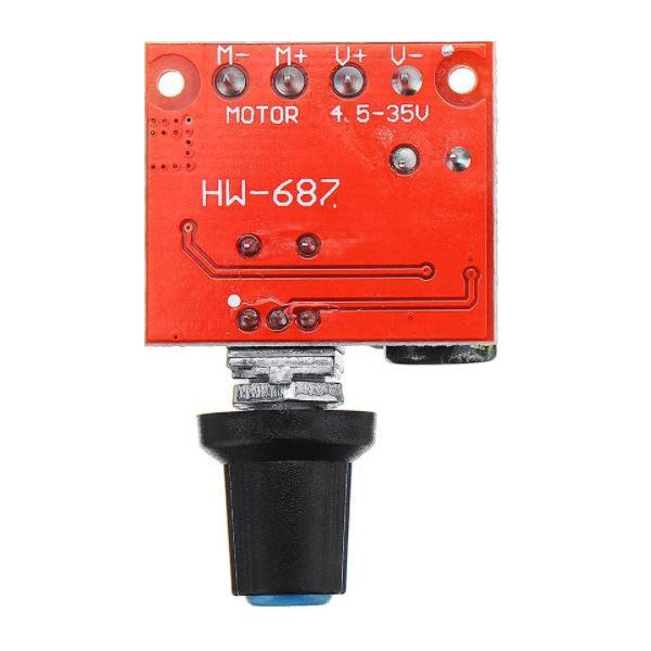 Regulátor otáček PWM stejnosměrných (DC) motorů 5-35V do 5A