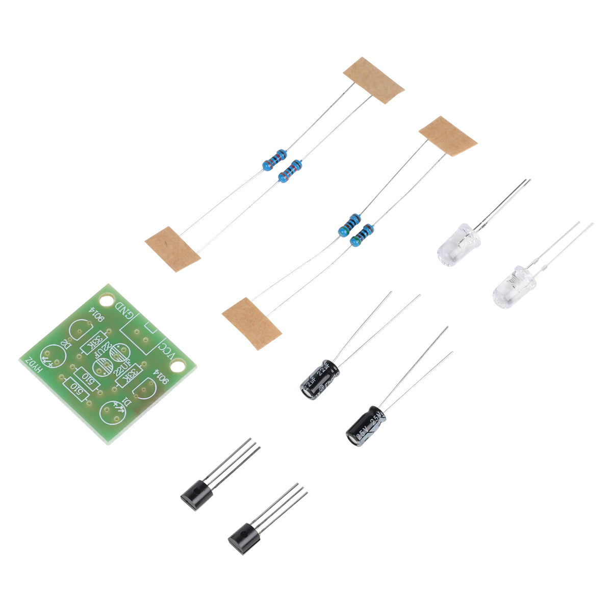 Stavebnice: 5mm LED blikač – modul světelného obvodu